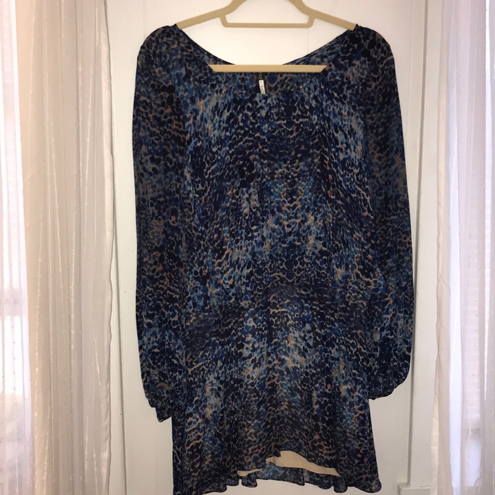 Long Sleeve Two Layer Dress